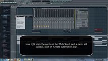 FL Studio 10 - How To Create Pitch & Volume Automation - The Pause Effect 720p HQ