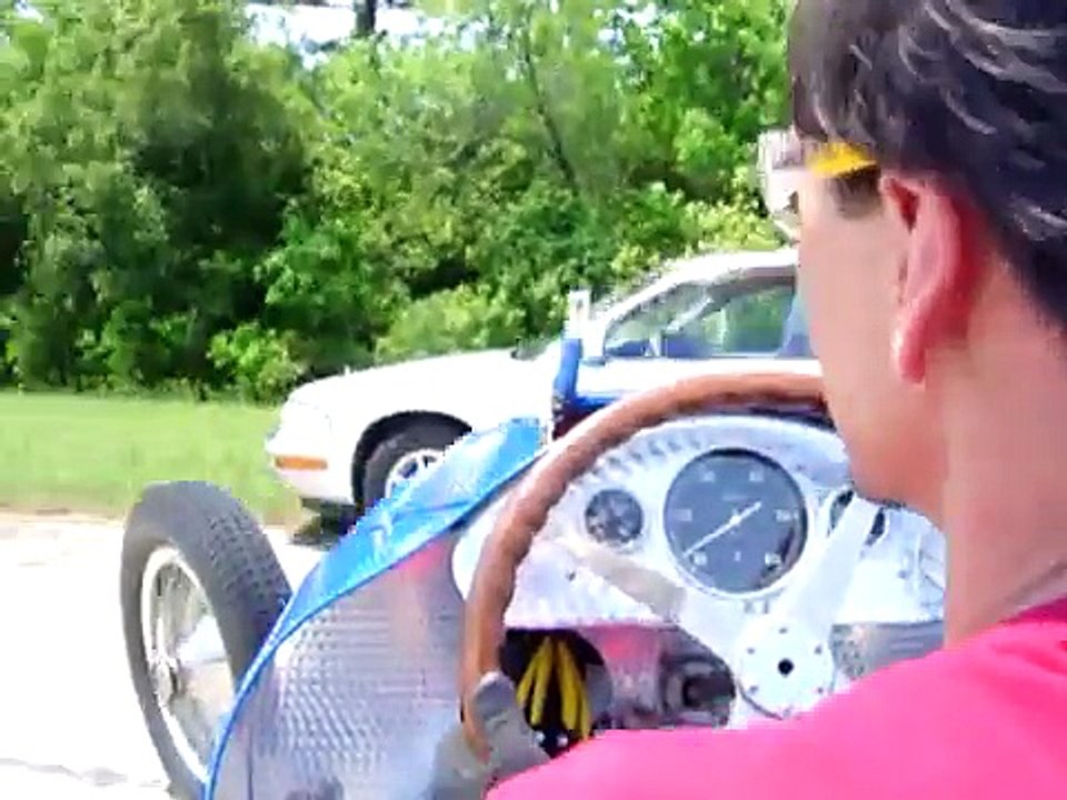 Vintage Antique Bugatti Type 50B engine #15 test run