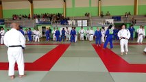 L'équipe de France féminine de judo au centre sportif de Normandie, à Houlgate (Calvados)