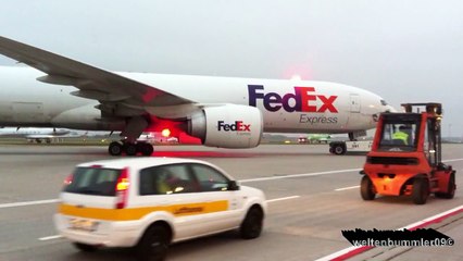 FedEx Boeing 777 Pushback MUC