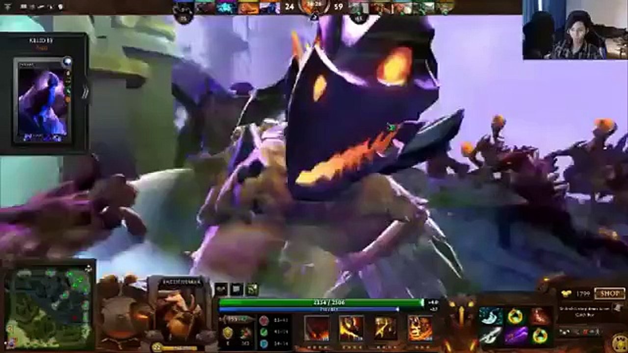 SingSing looks at Tuckers Upskirt - FUNNY DOTA 2 HIGHLIGHT