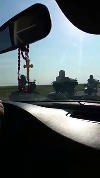 Window gets smashed by the Hells Angels