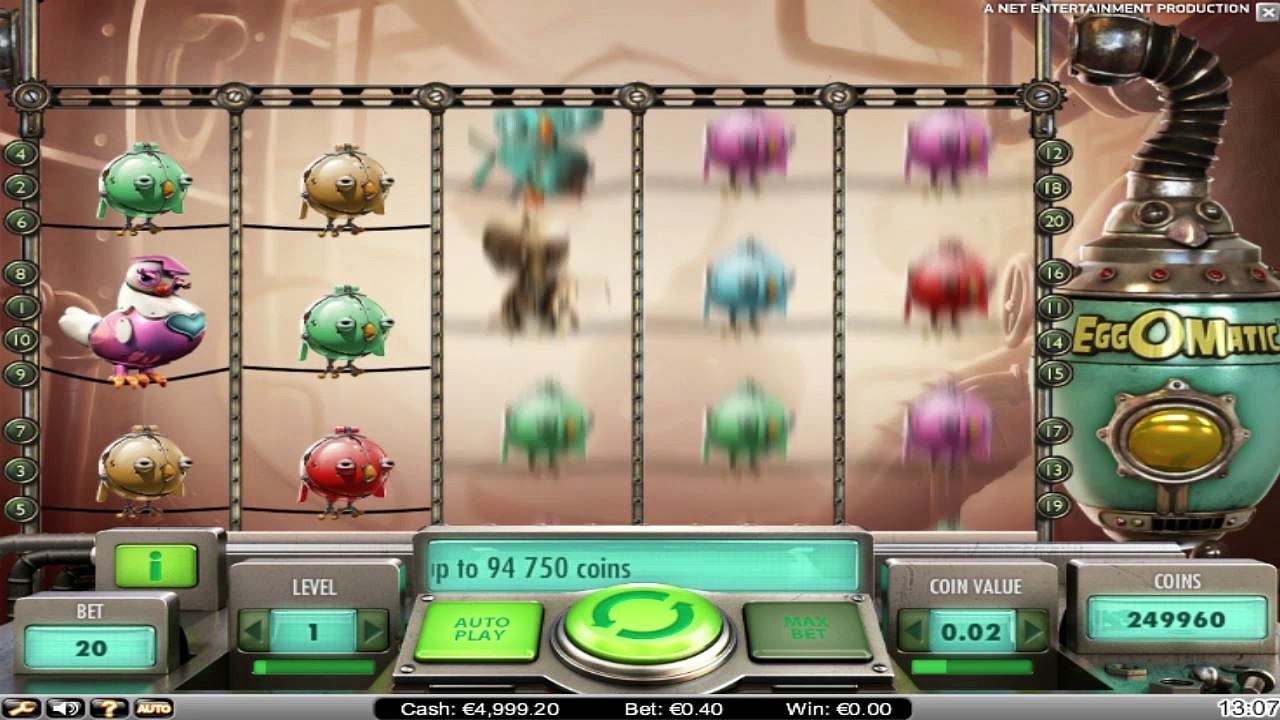 CasinoBedava'dan EggOMatic slot oyunu tanıtımı