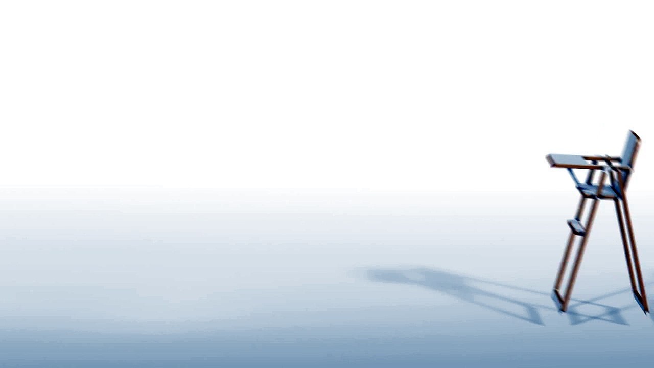 Chaise haute bébé pliante Supaflat en hêtre naturel