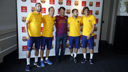 Meet & Greet Estrella Damm in Washington DC with the FC Barcelona players