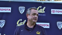 Cal Football: HC Sonny Dykes Post Practice (10/9/14)