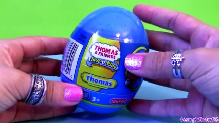 Video herunterladen: Thomas & Friends Toy Surprise From Take and Play James easter eggs unwrapping by Disneycollector