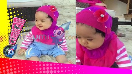 Putri Oki Betah Main Pasir - Cumicam 27 Juli 201