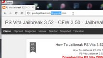 PS Vita Jailbreak 3.52 - CFW 3.50 - Jailbreak PS Vita 3.52 CFW