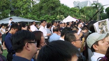 Farewell Lee Kuan Yew - funeral procession from Istana to Parliament House