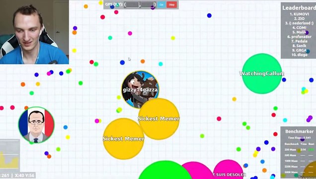 GIZZY CUSTOM SKINS! Modded Agario (Agar.io)