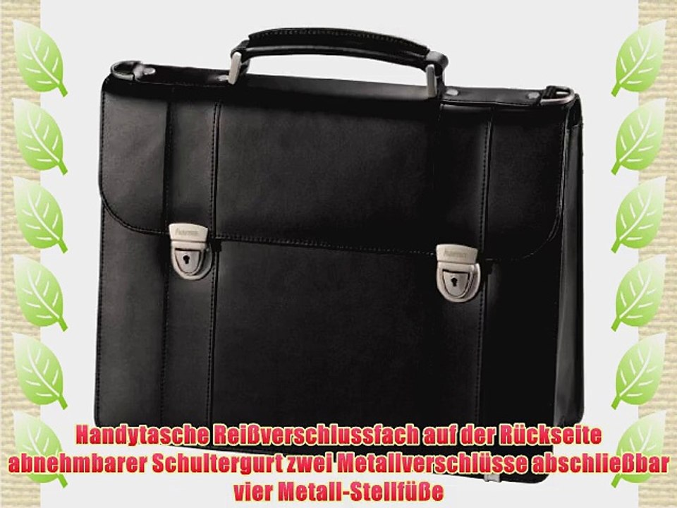 Hama Business L Notebook-Aktentasche 432 cm (170 Zoll) schwarz