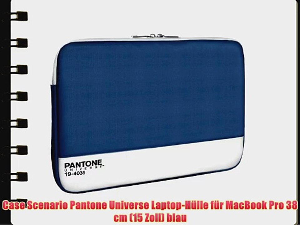 Case Scenario Pantone Universe Laptop-H?lle f?r MacBook Pro 38 cm (15 Zoll) blau