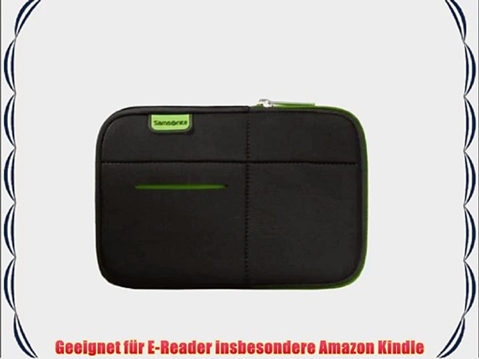 Samsonite Airglow Sleeves Tablet Case 7 Black/Green