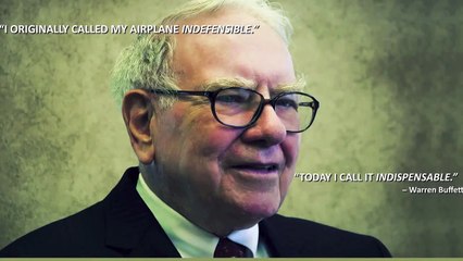 Warren Buffett Congratulates Arnold Palmer for the NBAA Meritorious Service to Aviation Award