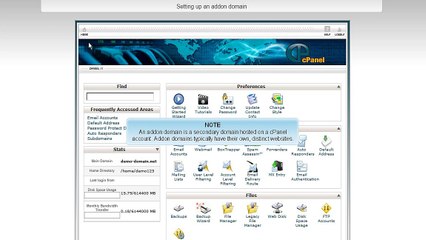 creating Addon domain in Cpanel