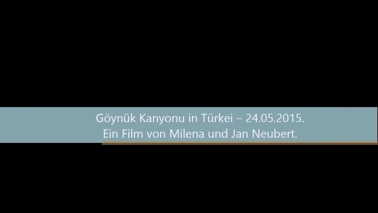 Göynük Kanyonu in Türkei am 24.05.2015.