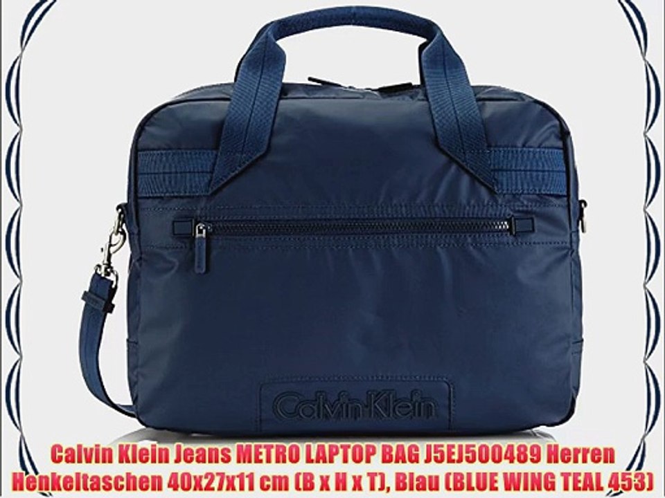 Calvin Klein Jeans METRO LAPTOP BAG J5EJ500489 Herren Henkeltaschen 40x27x11 cm (B x H x T)