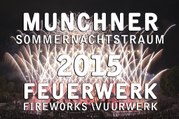 Münchner Sommernachtstraum 2015 - München - Pyrovision - Feuerwerk - Fireworks 25-7-2015 - Official