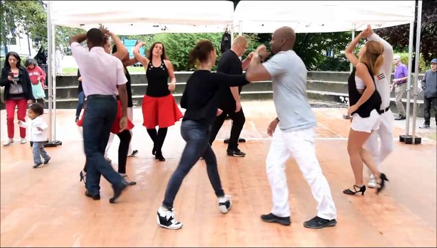 Pantin juillet 2015 rueda Salsa Flavia JR et compagnie