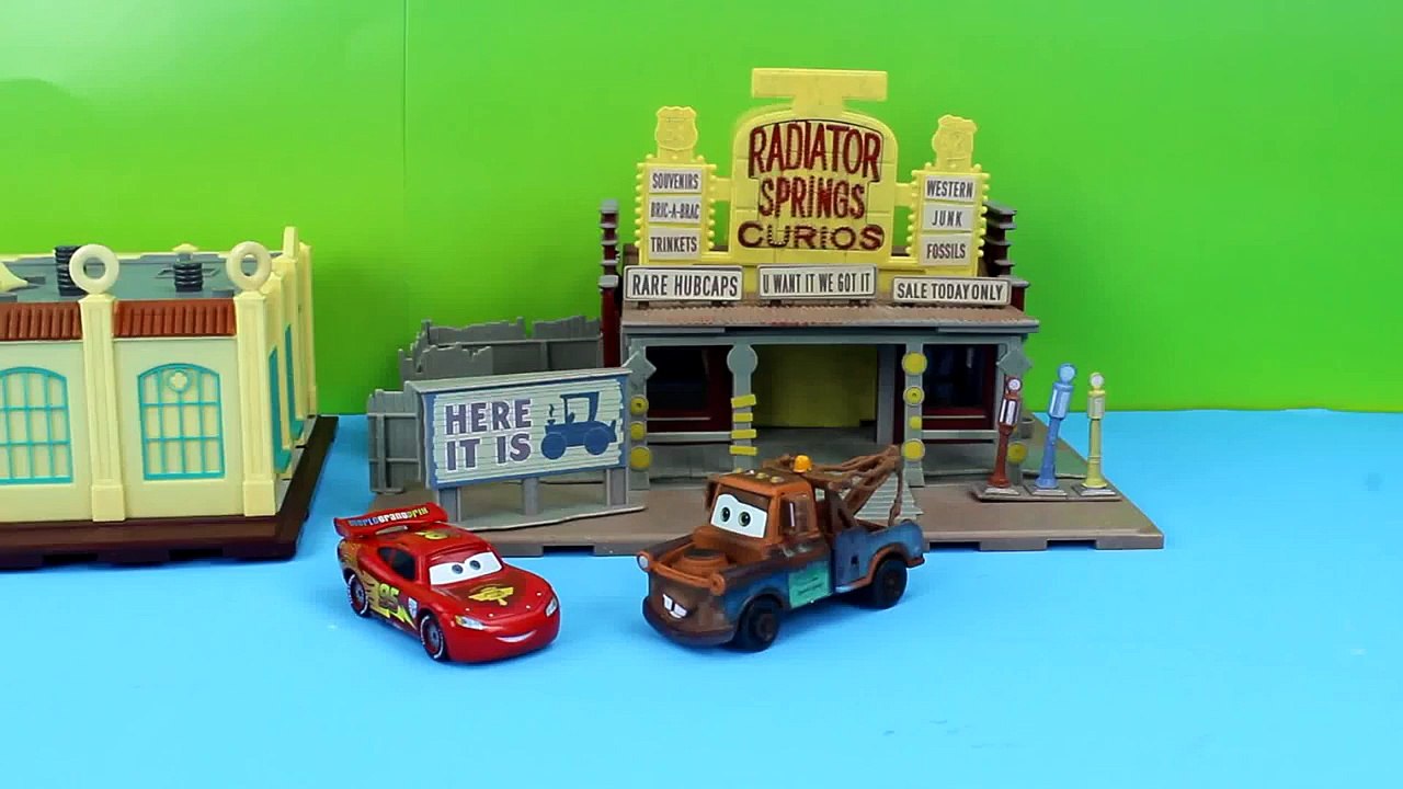 Disney Pixar Cars Lightning McQueen & Mater join Sarges Army and attened boot camp Just4fun290