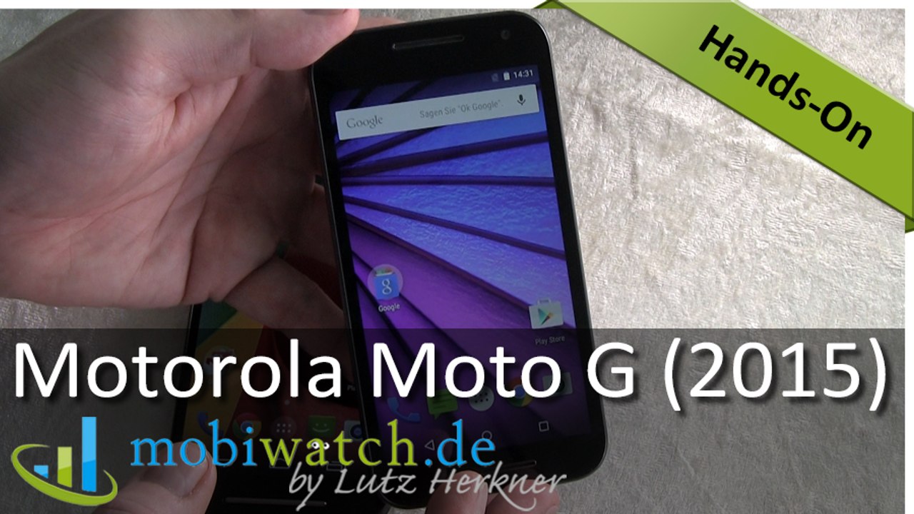 Hands-on-Video: Motorola enthüllt das Moto G (2015) – Erster Test der 3. Generation