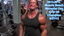 Bill McAleenan 55 Year Old Bodybuilder Bicep Workout