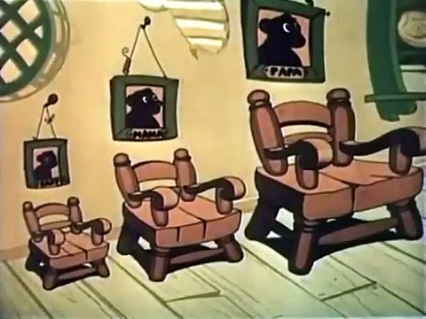 Ub Iwerks cartoon Comicolor The Three Bears 1935) (old free cartoons public domain)