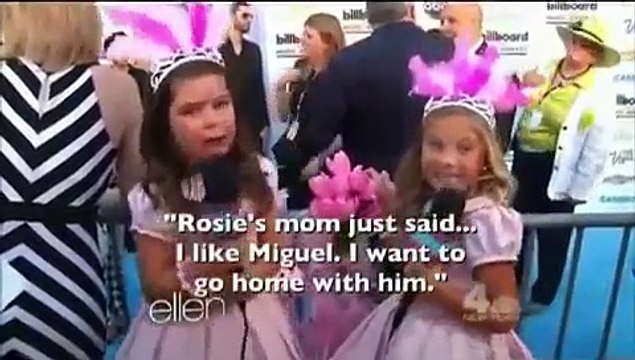 Sophia Grace & Rosie At Billboard Awards (Ellen Show)