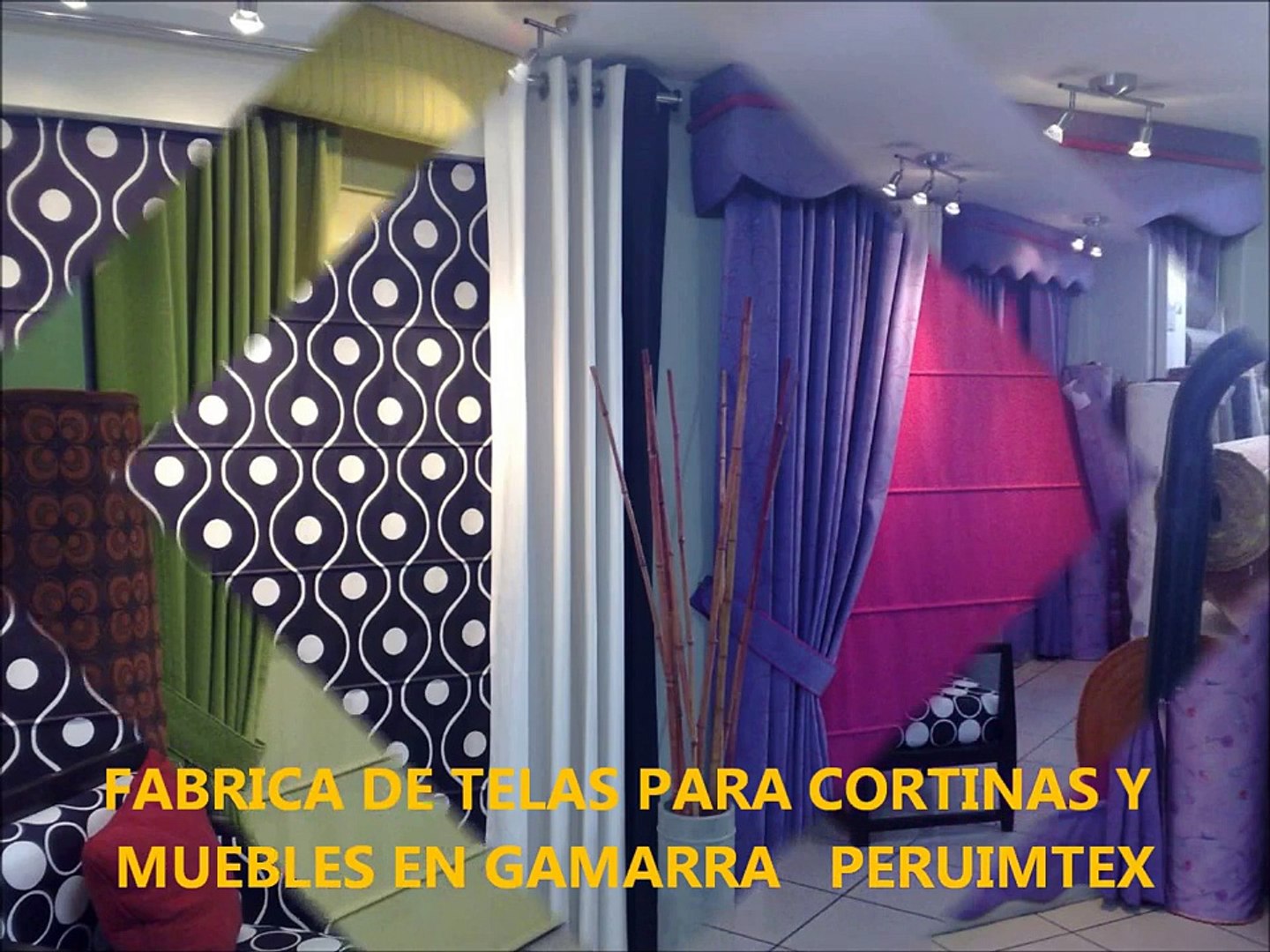 FABRICA DE TELAS PARA CORTINAS Y MUEBLES EN GAMARRA PERUIMTEX - video  Dailymotion