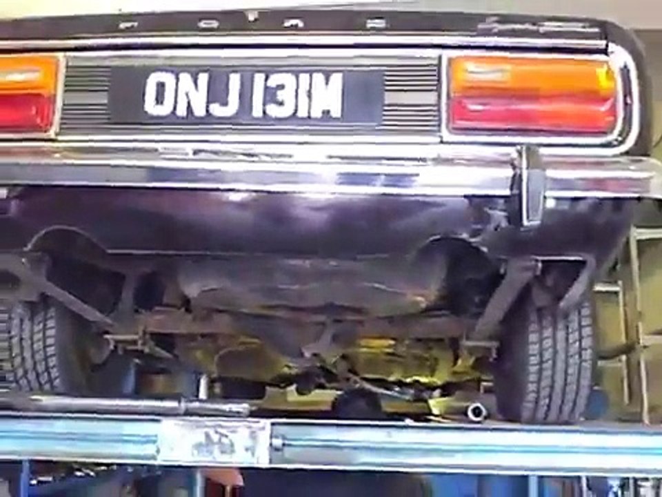 ford capri mk1 3.0 GXL having a custom exhaust made @ www.styledynamics.co.uk