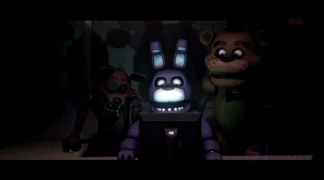 SFM FNAF Bonnie Freddy and Foxy react to Five nights at Freddys 4 Trailer