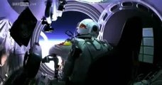 Red Bull Stratos Free Fall from the Edge of Space - Space Jump - Sky Dive World Record 128,000 Feet