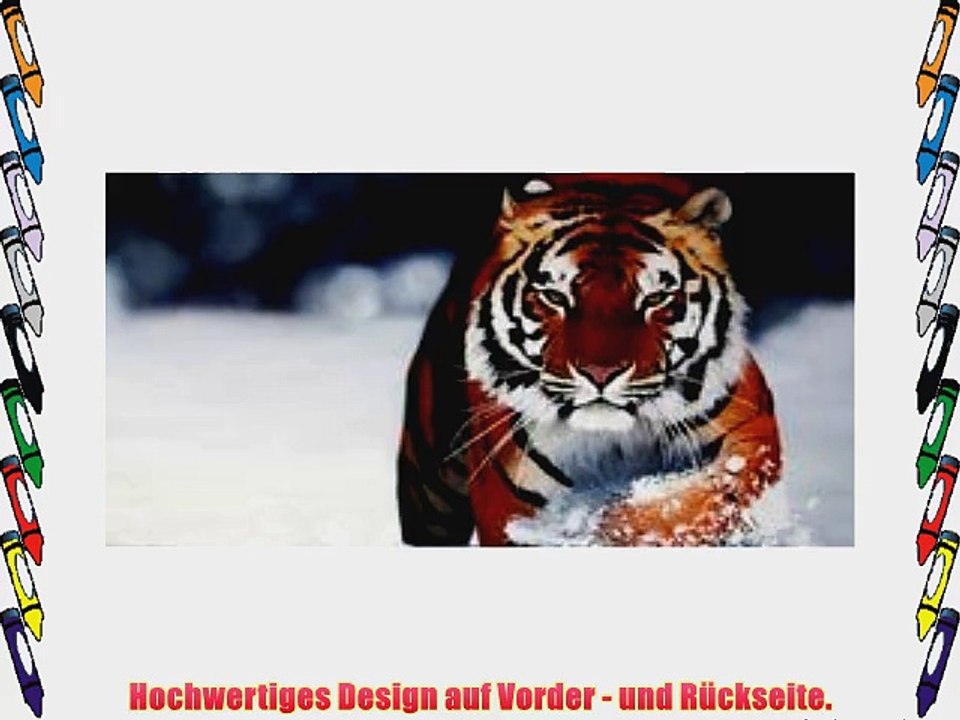 Tiere 10029 Tiger Wasserfest Neopren Weich Zip Geh?use Computer Sleeve Laptop Tasche Schutzh?lle