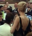 Scarlett Johansson falls out of her dress