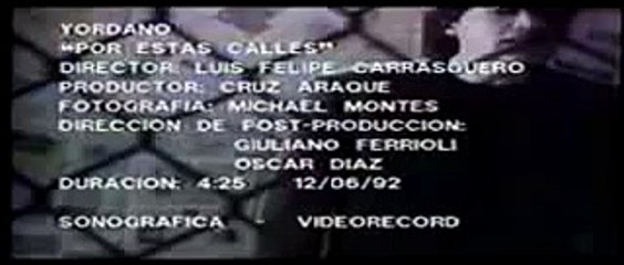 Yordano - Por Estas Calles (Video Oficial)
