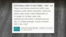 A vendre - Maison - CERGY LE HAUT (95800) - 6 pièces - 118m²