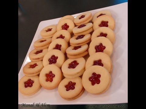 بسكويت محشي بالمربي1 - منال العالم