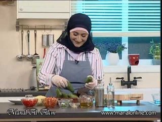 سلطة الافوكادو1 - منال العالم