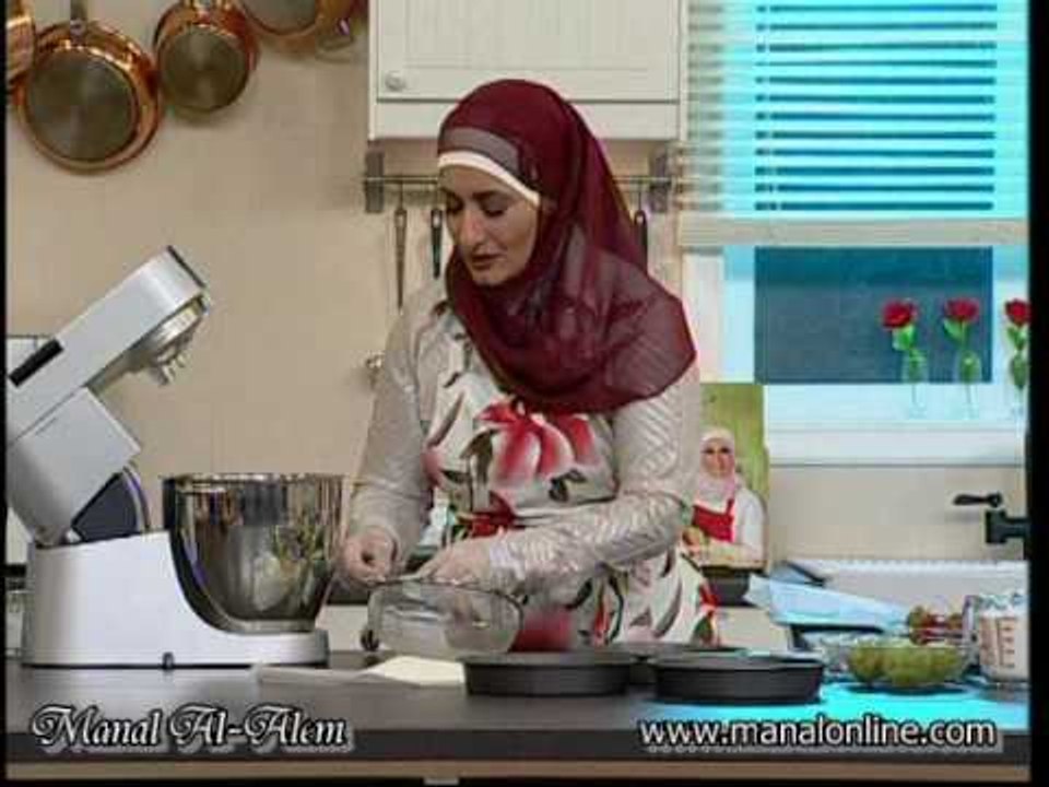 تورتة بالكيوي1 - منال العالم