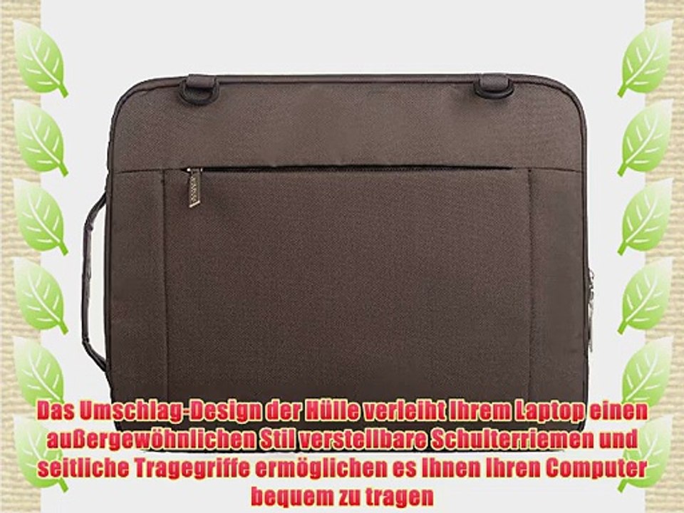 Mosiso - Umschlag Nylon-Gewebe H?lle Tasche Schultertasche f?r 33-338 cm (13-133 Zoll) Laptop