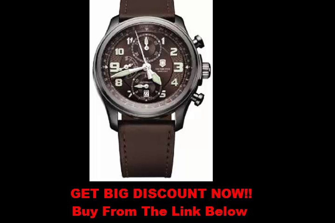 FOR SALE Victorinox Swiss Army Men's 241520 Infantry Vintage Brown Chronograph Dial Watch