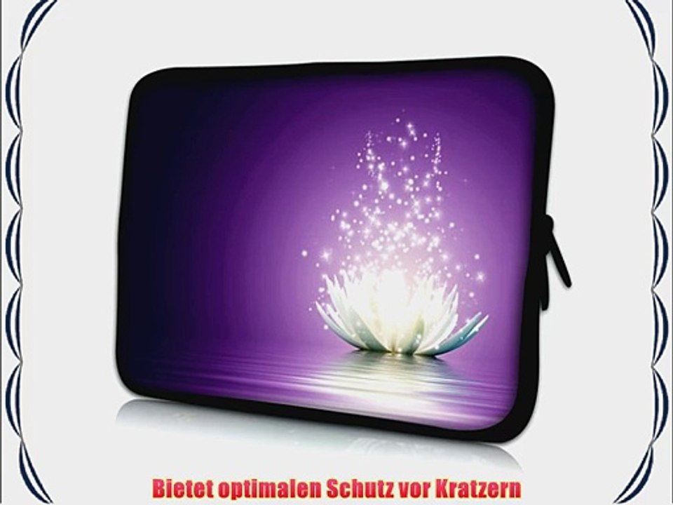 Pedea Design Schutzh?lle Notebook Tasche 156 Zoll (396cm) neopren lotus flower