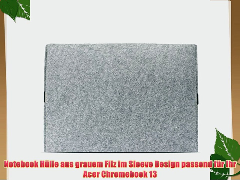 H?lle f?r Acer Chromebook 13 133 Zoll Schutz Tasche Laptop Case Soft Cover Schutzh?lle Sleeve