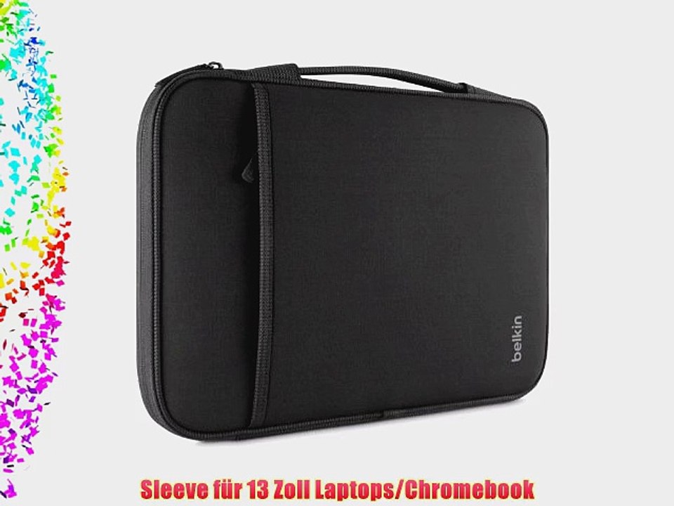 Belkin B2B064-C00 Sleeve (geeignet f?r Laptop/Chromebook bis 33 cm (13 Zoll)) schwarz