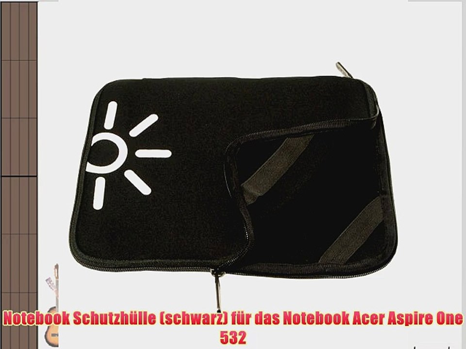 Notebook Schutzh?lle (schwarz) f?r das Notebook Acer Aspire One 532