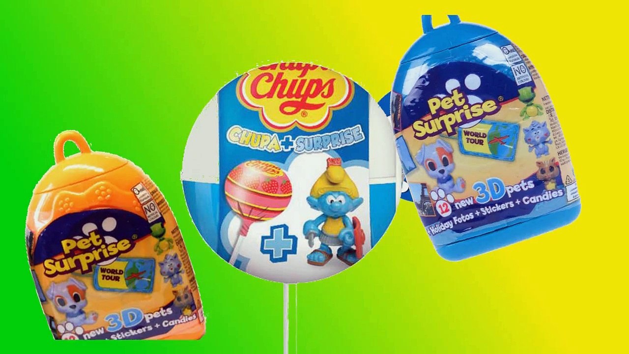 Kinder Surprise Eggs Chupa-Chups Pet Surprise Special