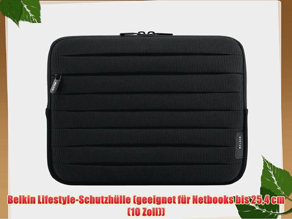 Belkin Lifestyle-Schutzh?lle (geeignet f?r Netbooks bis 254 cm (10 Zoll))