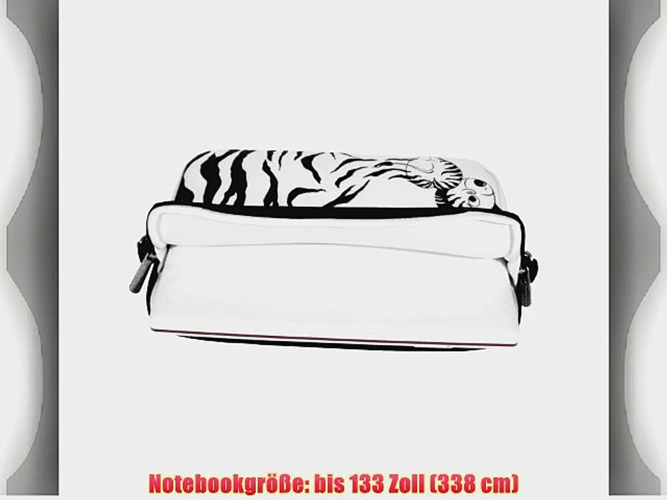 Digittrade Zebra 111-13 Designer Notebooktasche Neopren Netbook H?lle Laptop Sleeve Tablet