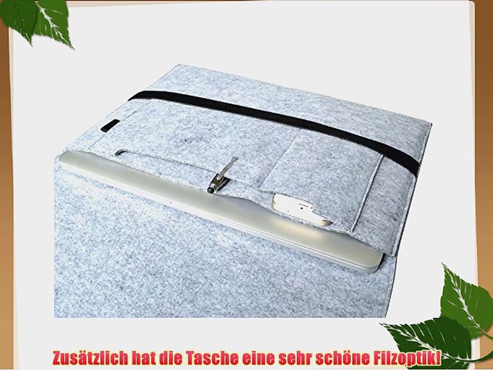 Filztasche Filz Sleeve Tasche Case Cover H?lle Laptoptasche Ultrabook Notebook f?r 13.3 Zoll